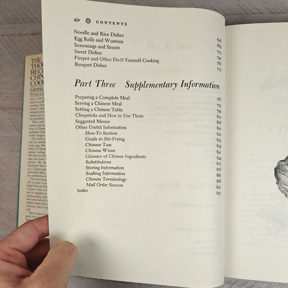 The Thousand Recipe Chinese Cookbook Gloria Bley Miller Vintage Cookbook 1981 - Picture 6 of 10
